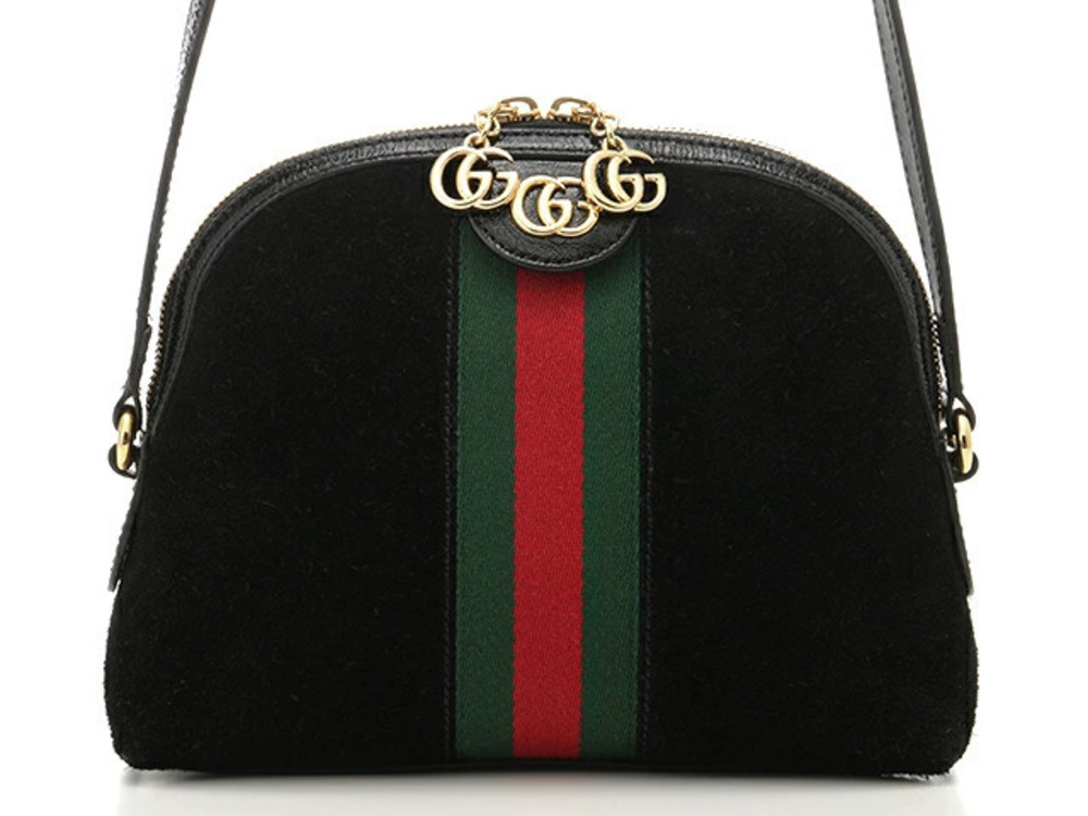 Gucci Shoulder Bag Ophidia Sherry Black